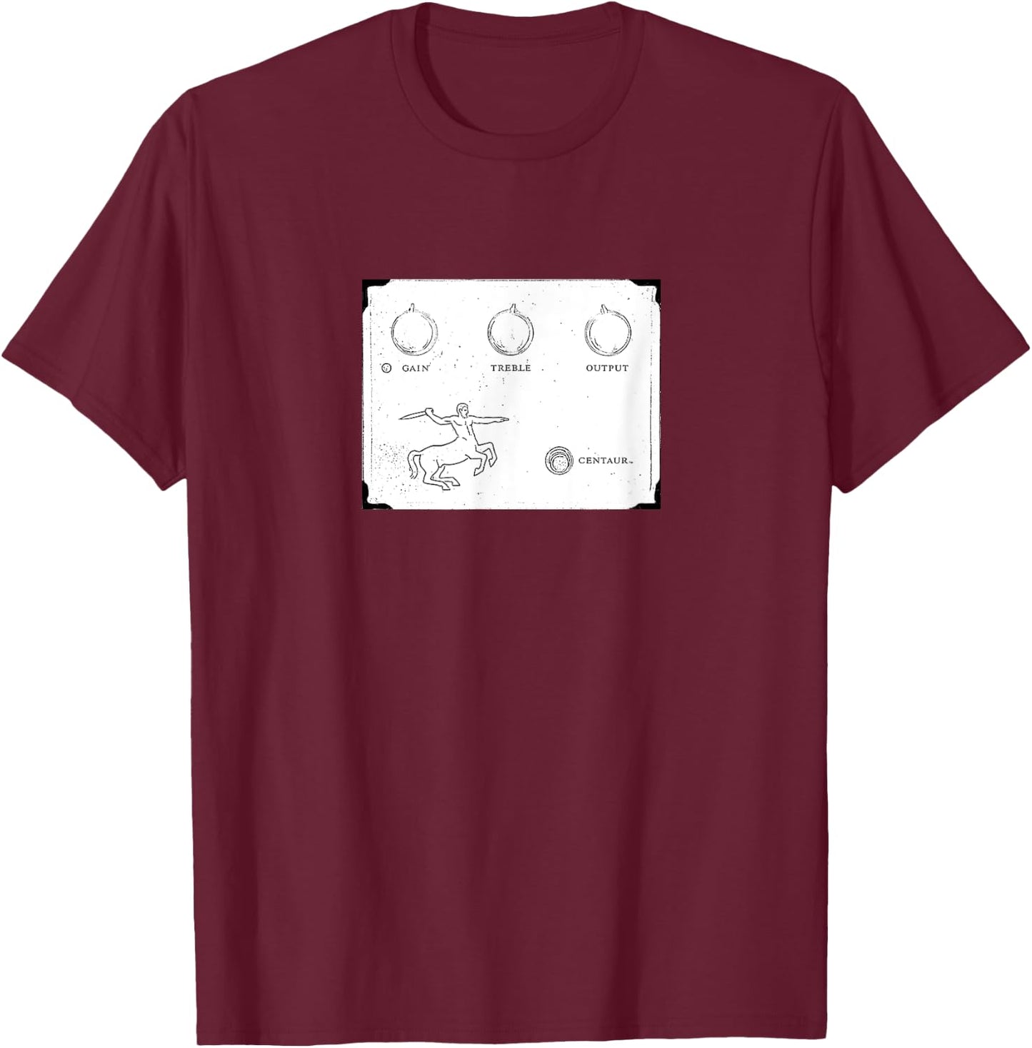 Klon Centaur Guitar Pedal Shirt T-Shirt - T-Shirt | Maroon
