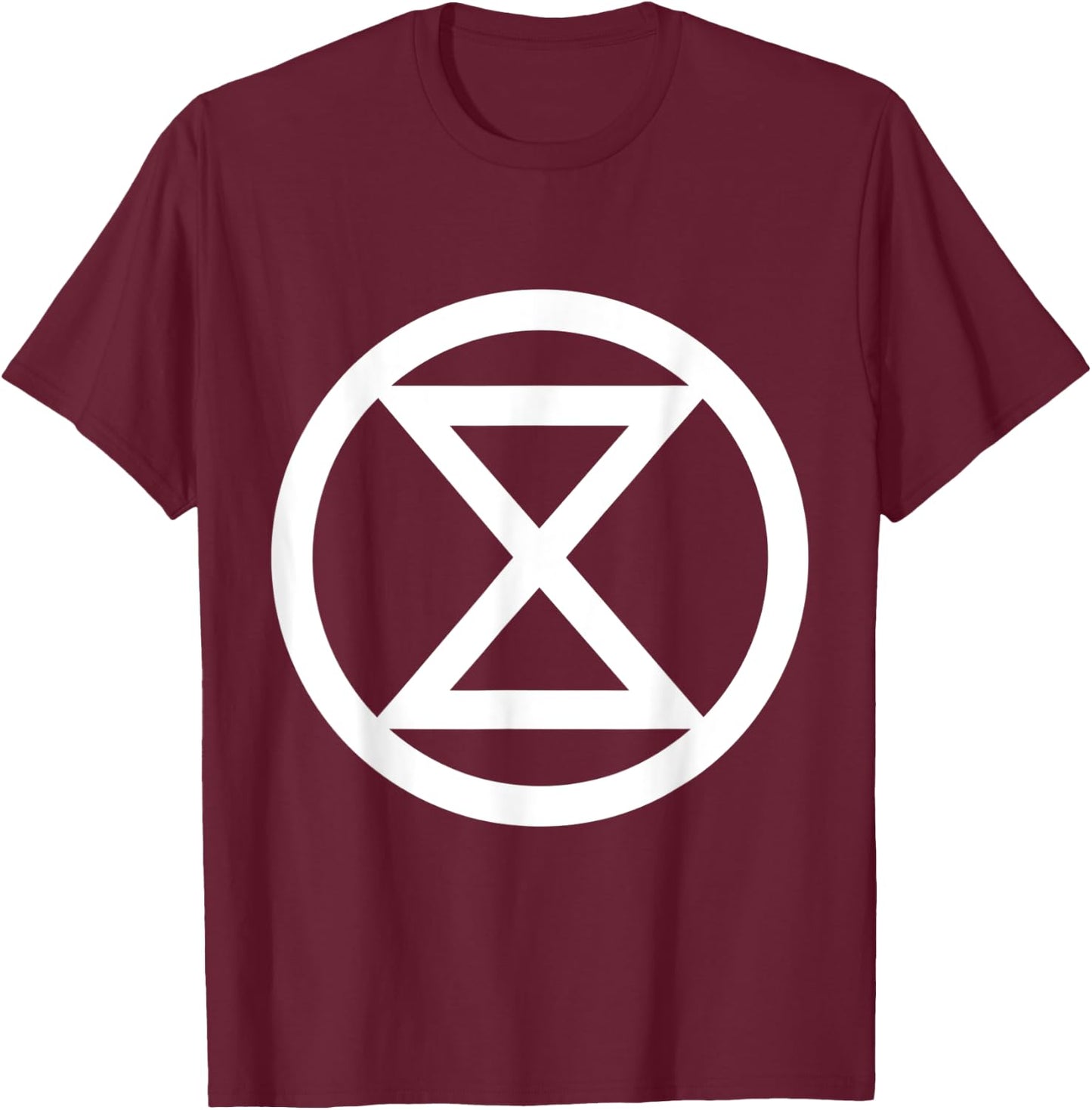 Extinction Rebellion Rebel for Life Climate Change Carbon T-Shirt - T-Shirt | Maroon