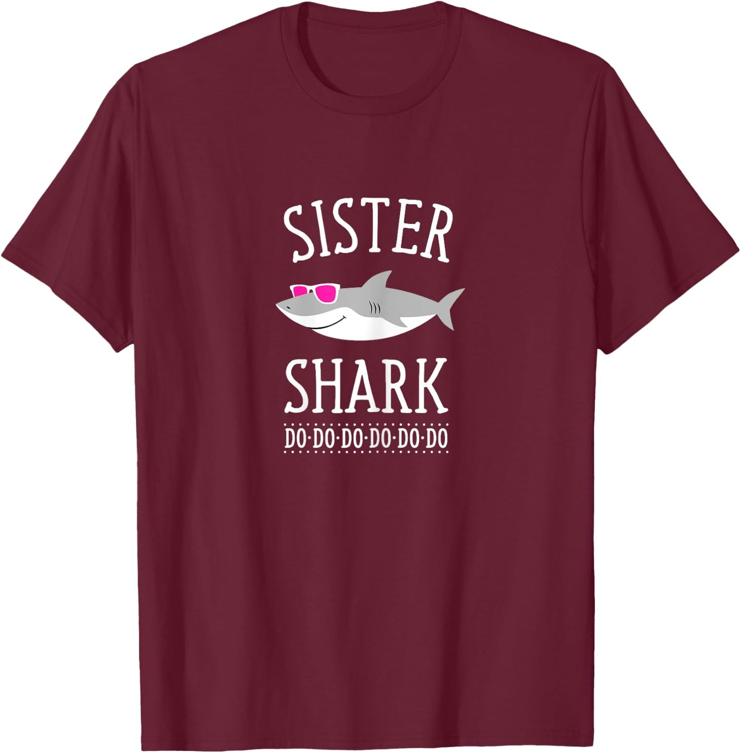 Sister Shark T-Shirt - T-Shirt | Maroon