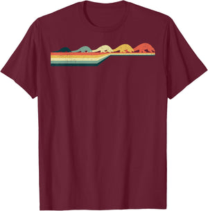 PANGOLIN , Vintage Retro Style T-Shirt - T-Shirt | Maroon