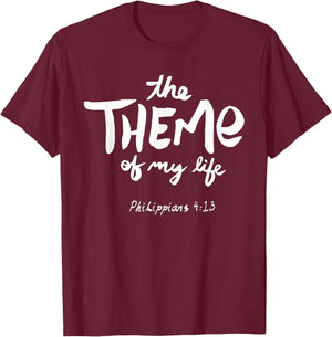 Phillipians 4:13 shirt T-Shirt - T-Shirt | Maroon