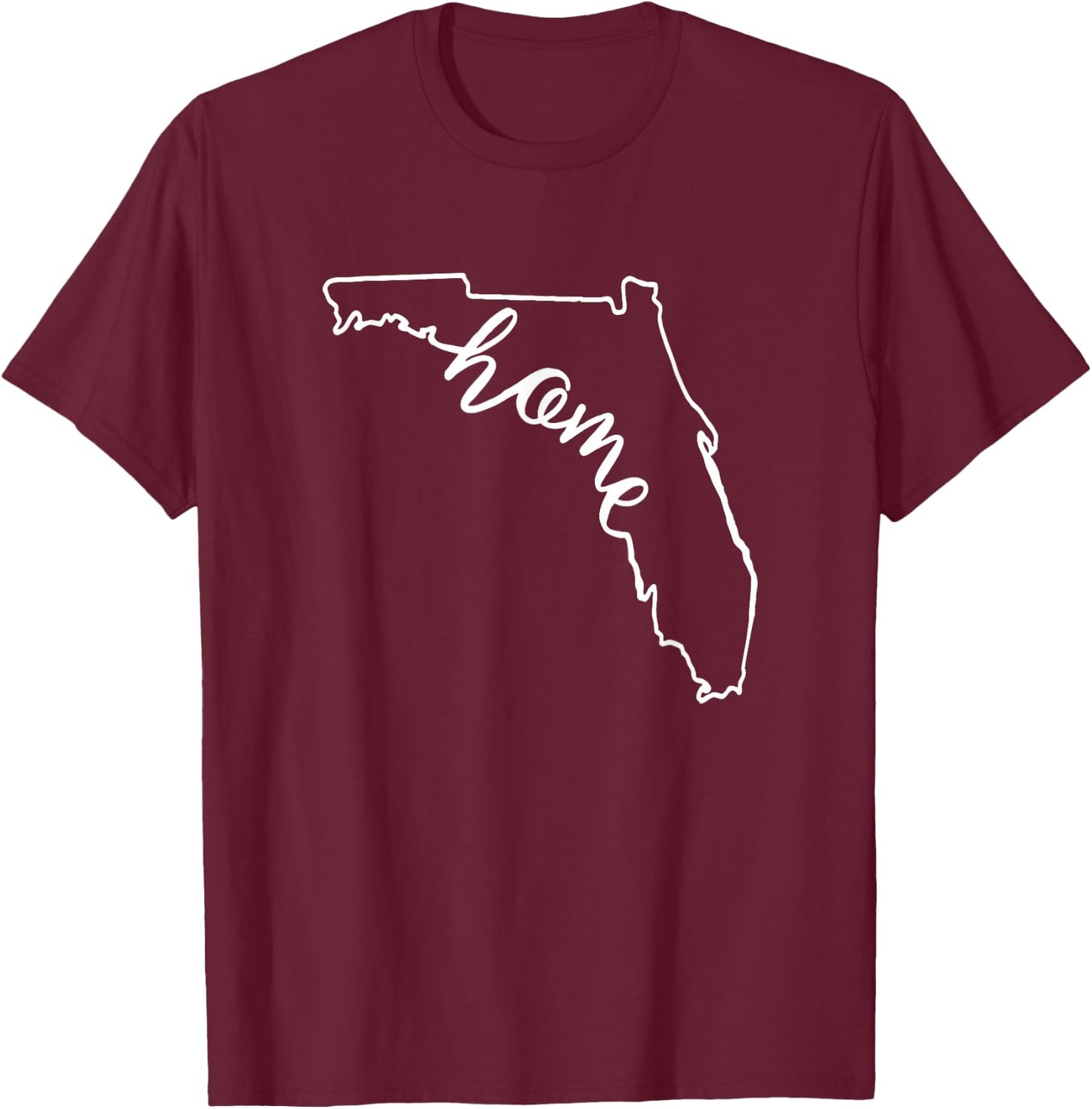 Florida Native Home Love T-Shirt - T-Shirt | Maroon