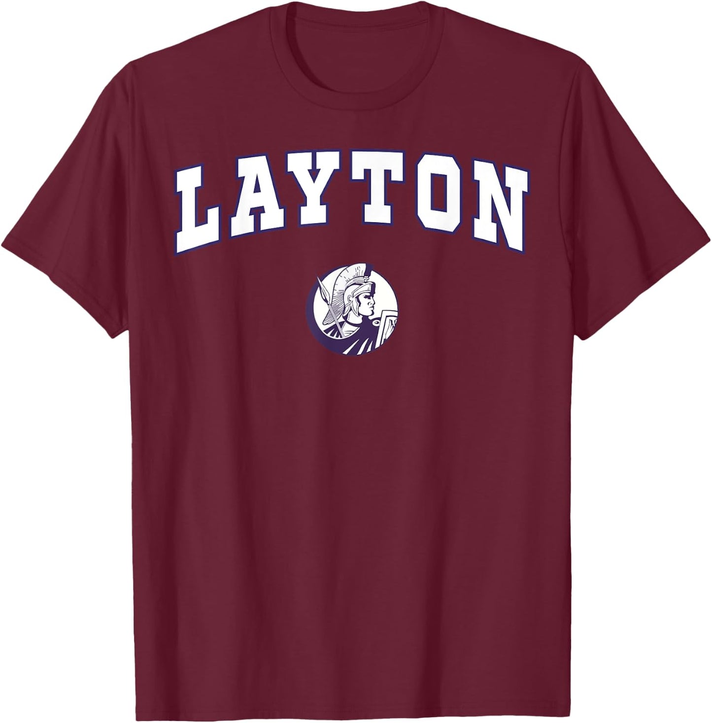 Layton High School Lancers C2 T-Shirt - T-Shirt | Maroon