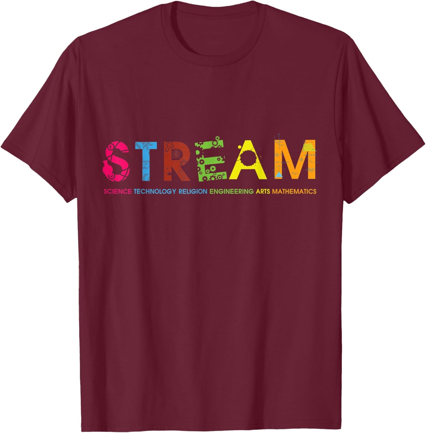 STREAM day - methods of education T-Shirt - T-Shirt | Maroon