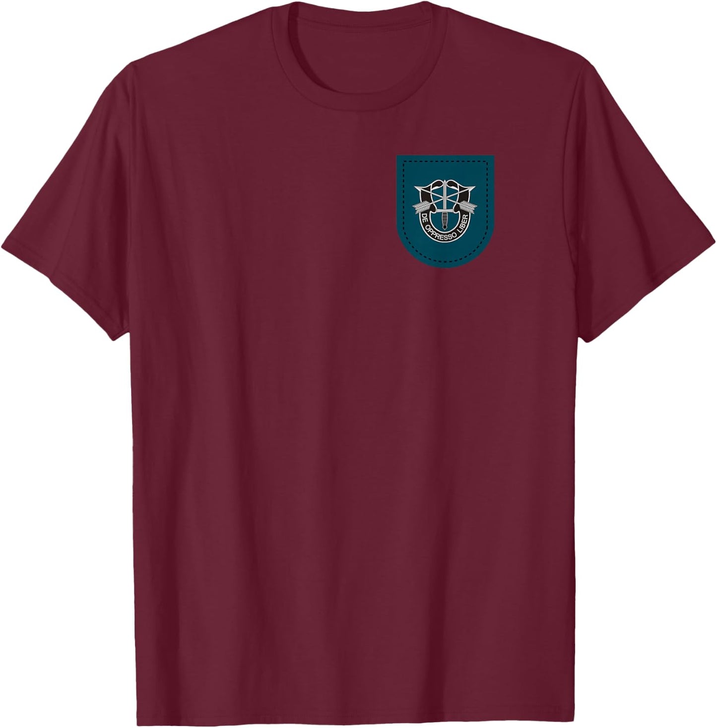 US Special Forces - 19th Special Forces Group (SFG) T-Shirt - T-Shirt | Maroon
