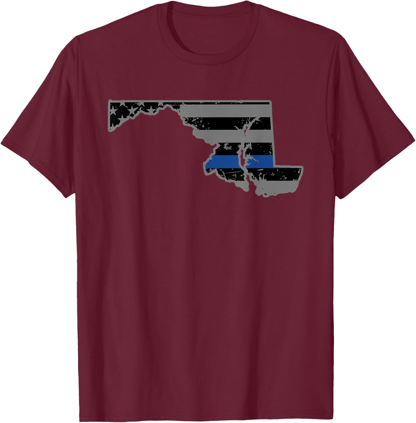 Maryland State Police Maryland State Trooper Baltimore Shirt T-Shirt - T-Shirt | Maroon