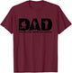 Dad The Vet The Myth The Legend Military Veteran Warrior T-Shirt - T-Shirt | Maroon
