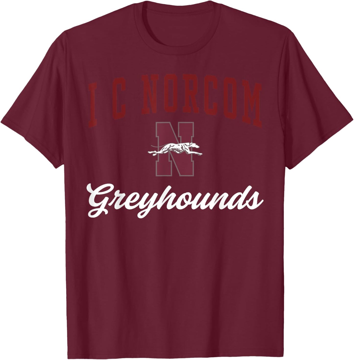 I C Norcom High School Greyhounds C3 T-Shirt - T-Shirt | Maroon
