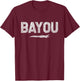 BAYOU ALLIGATOR Distressed T-Shirt - T-Shirt | Maroon