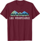 New Hampshire Lake Shirt | Lake Winnipesaukee T-Shirt - T-Shirt | Maroon