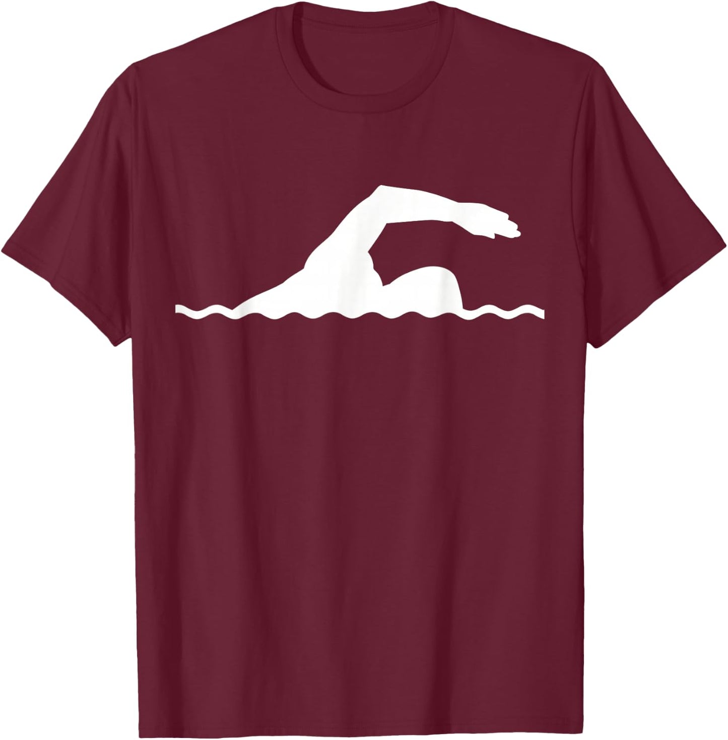 Swimming Float T-Shirt - T-Shirt | Maroon