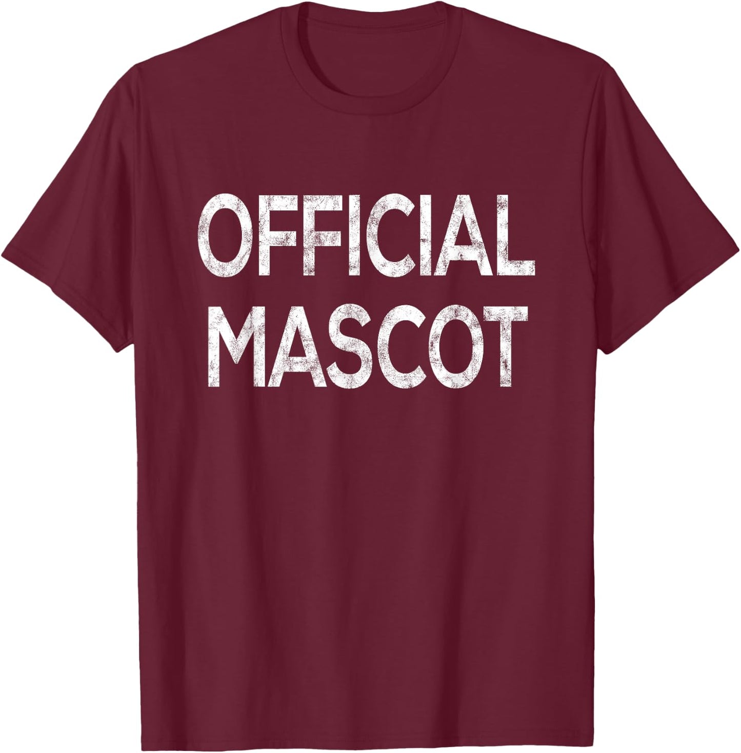 Official Mascot College High School T Shirt T-Shirt - T-Shirt | Maroon