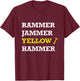 Rammer Jammer Yellow Hammer T Shirt T-Shirt - T-Shirt | Maroon