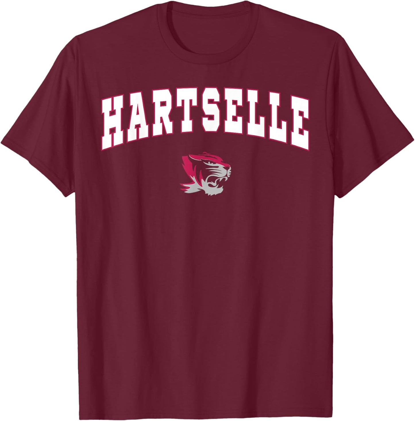 Hartselle High School Tigers C2 T-Shirt - T-Shirt | Maroon
