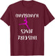 This Girl Loves Handstand Gymnast Hanging Upside Down T-Shirt - T-Shirt | Maroon