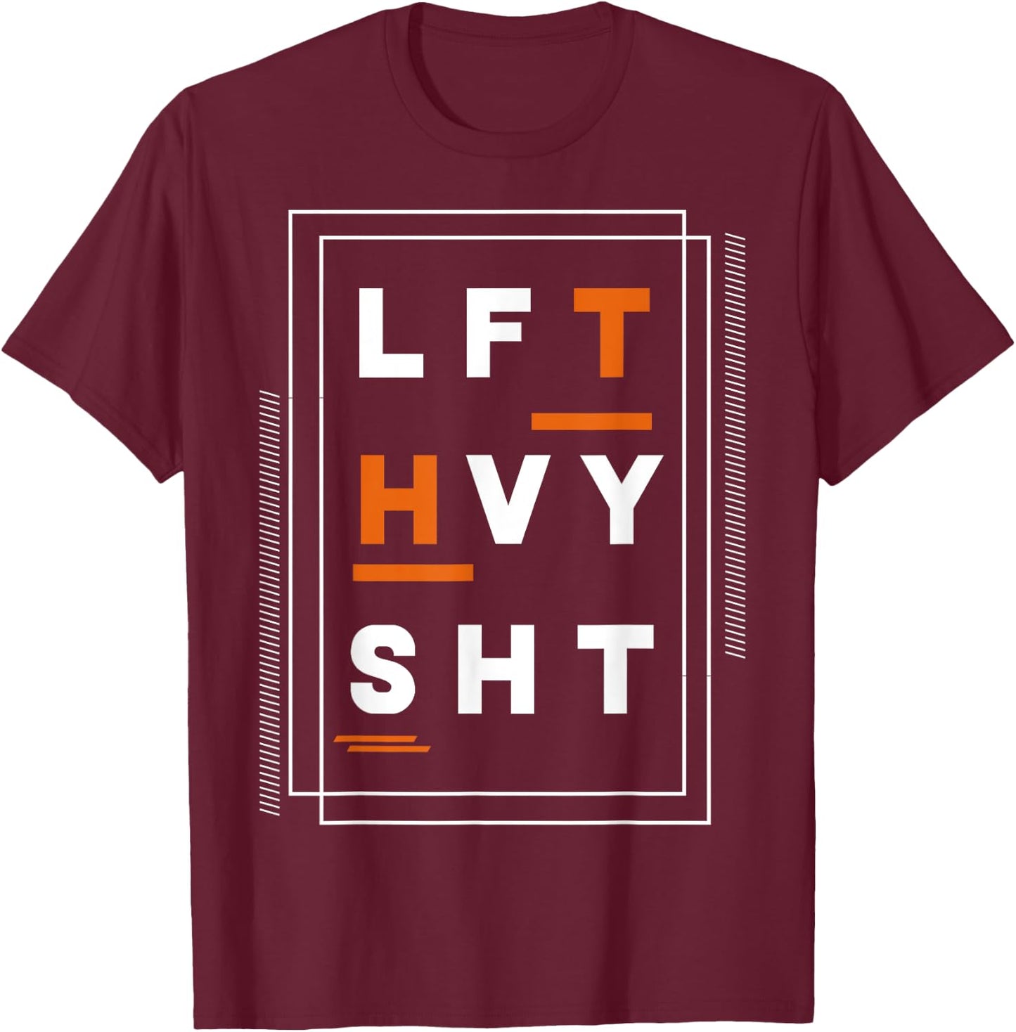 Lft Hvy Sht Fun Weight Lifter Gym Bunny Design Gift T-Shirt - T-Shirt | Maroon