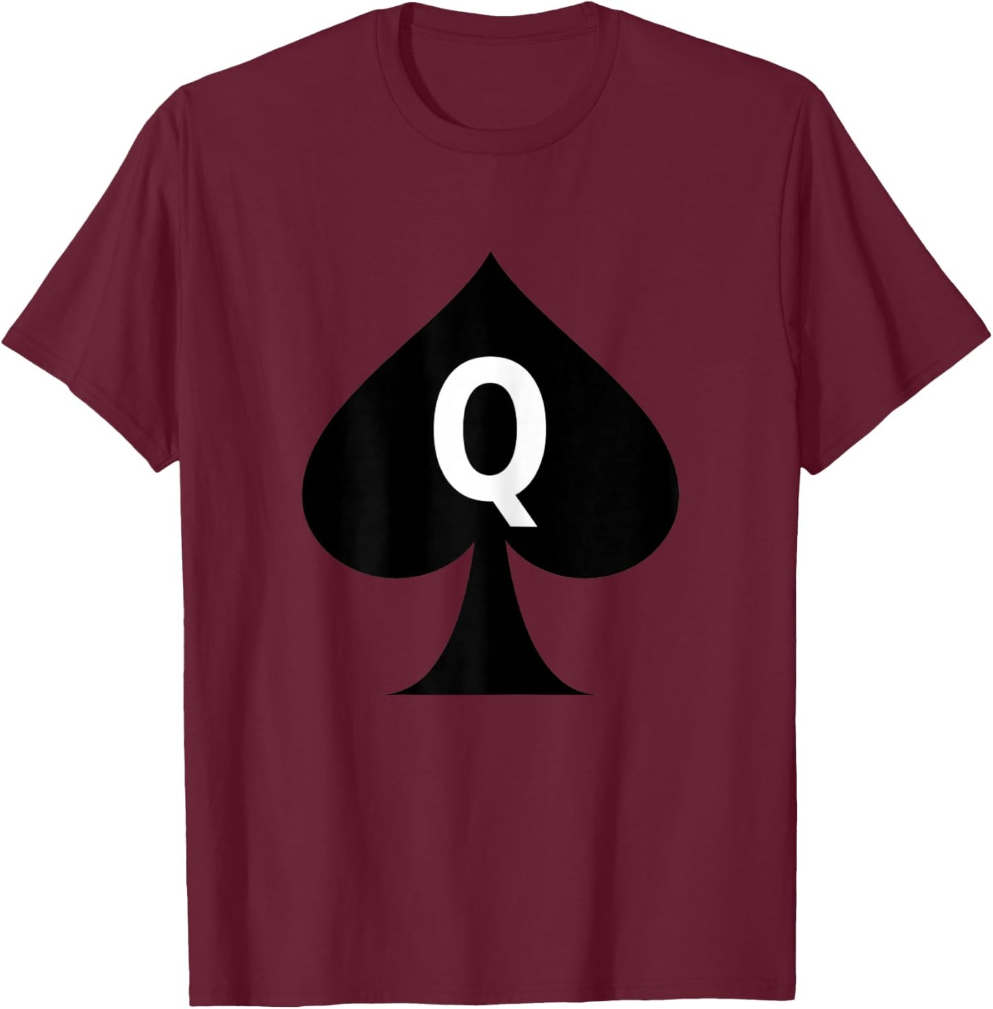 Queen of Spades Hotwife Clothing Gifts T-Shirt - T-Shirt | Maroon