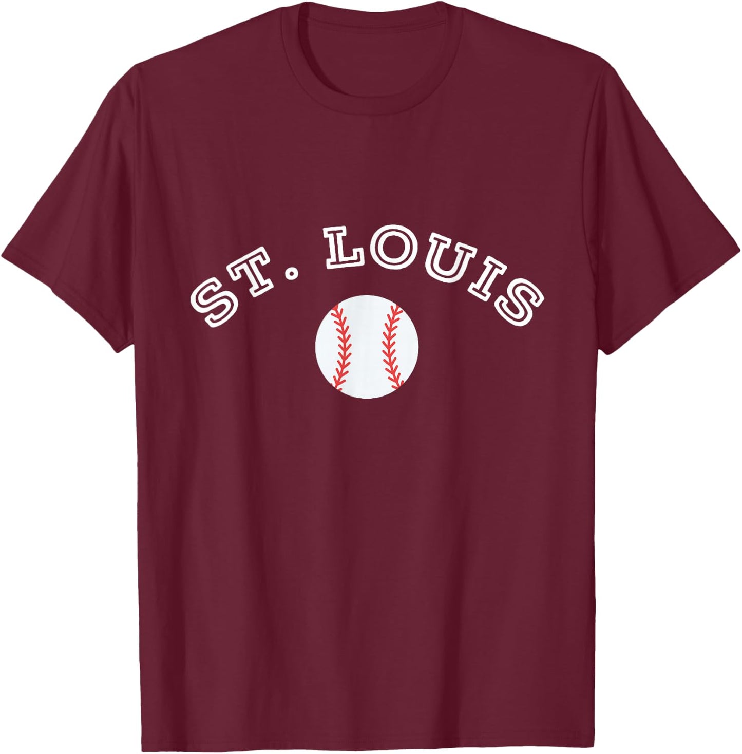 St. Louis Baseball, Cardinal T-Shirt - T-Shirt | Maroon