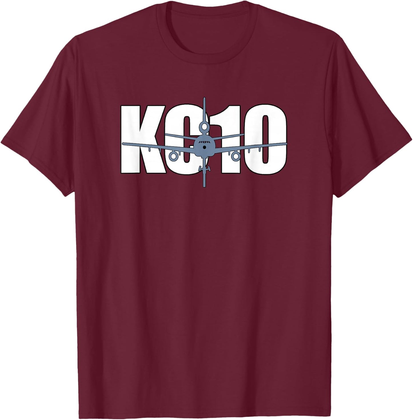 KC10 Extender Air Force Pilot Gifts Aircrew Boom Aviation T-Shirt - T-Shirt | Maroon