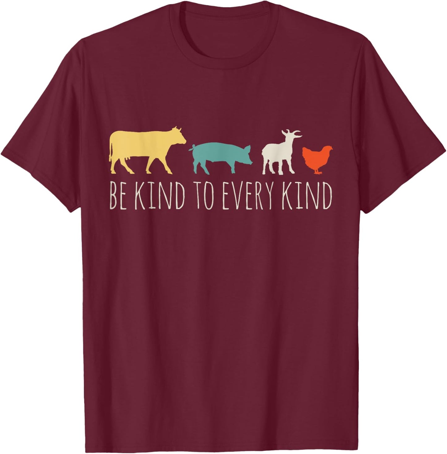 Vegan T-Shirt - T-Shirt | Maroon