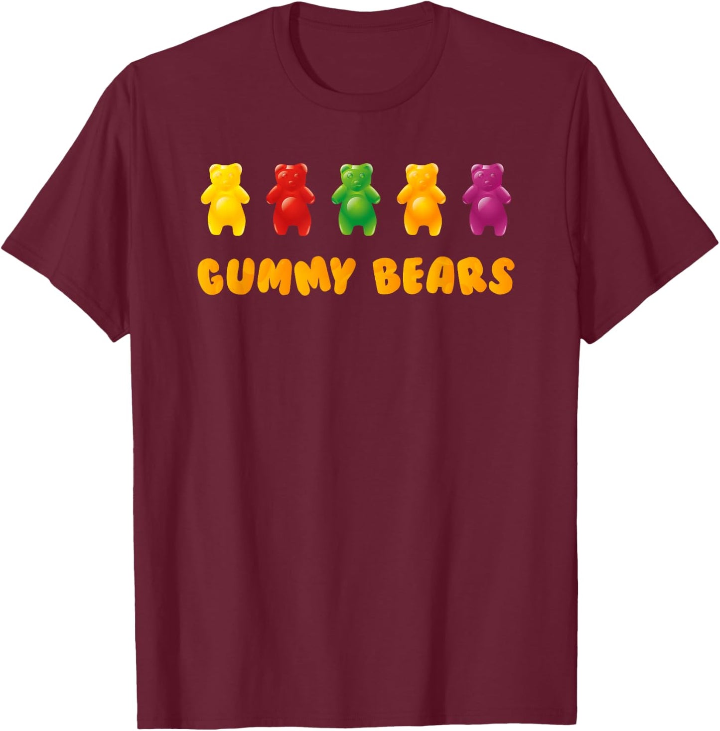Gummy Bear My Spirit Animal Gummy Bear Funny Gift T-Shirt - T-Shirt | Maroon
