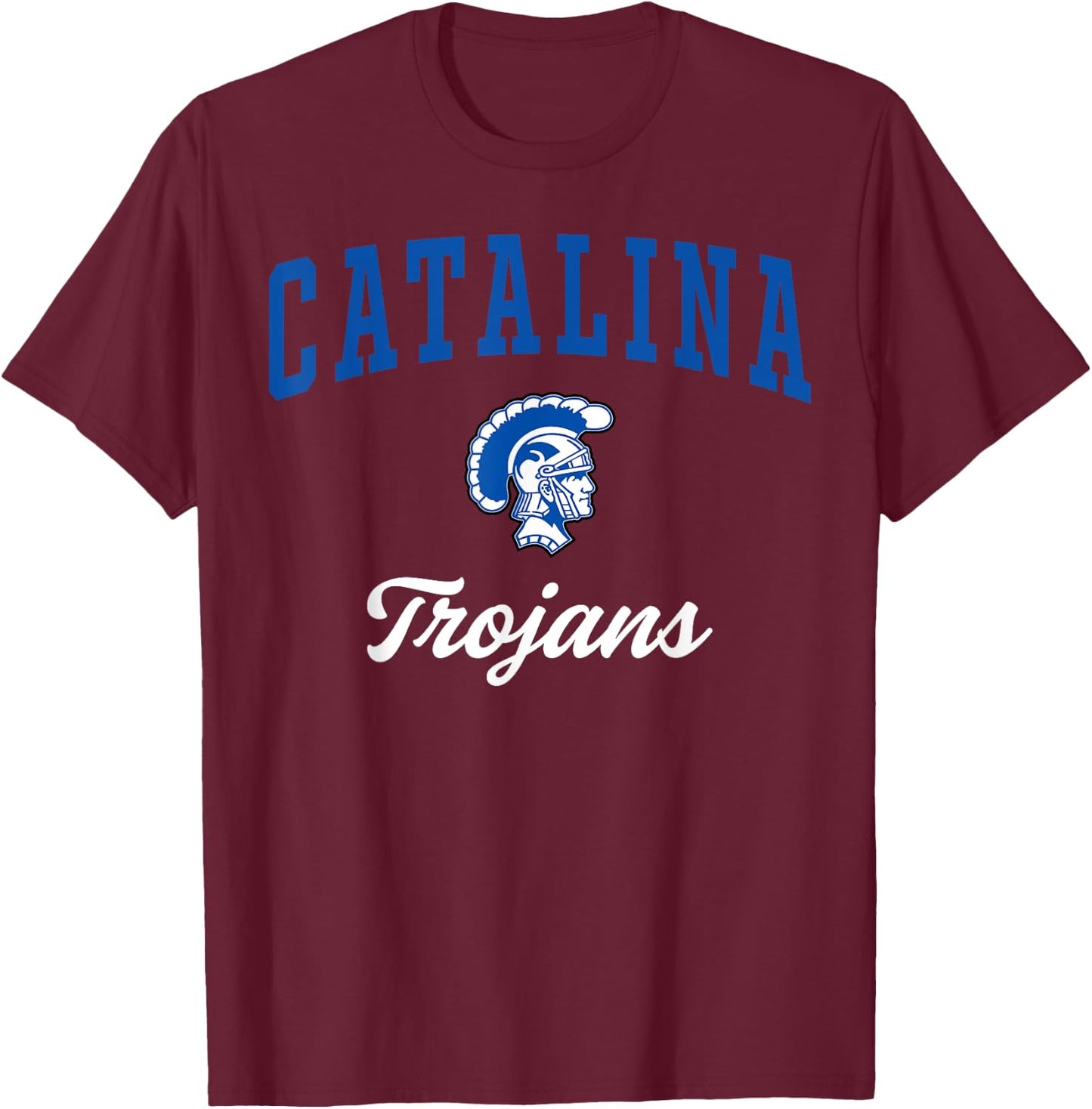 Catalina Magnet High School Trojans C3 T-Shirt - T-Shirt | Maroon