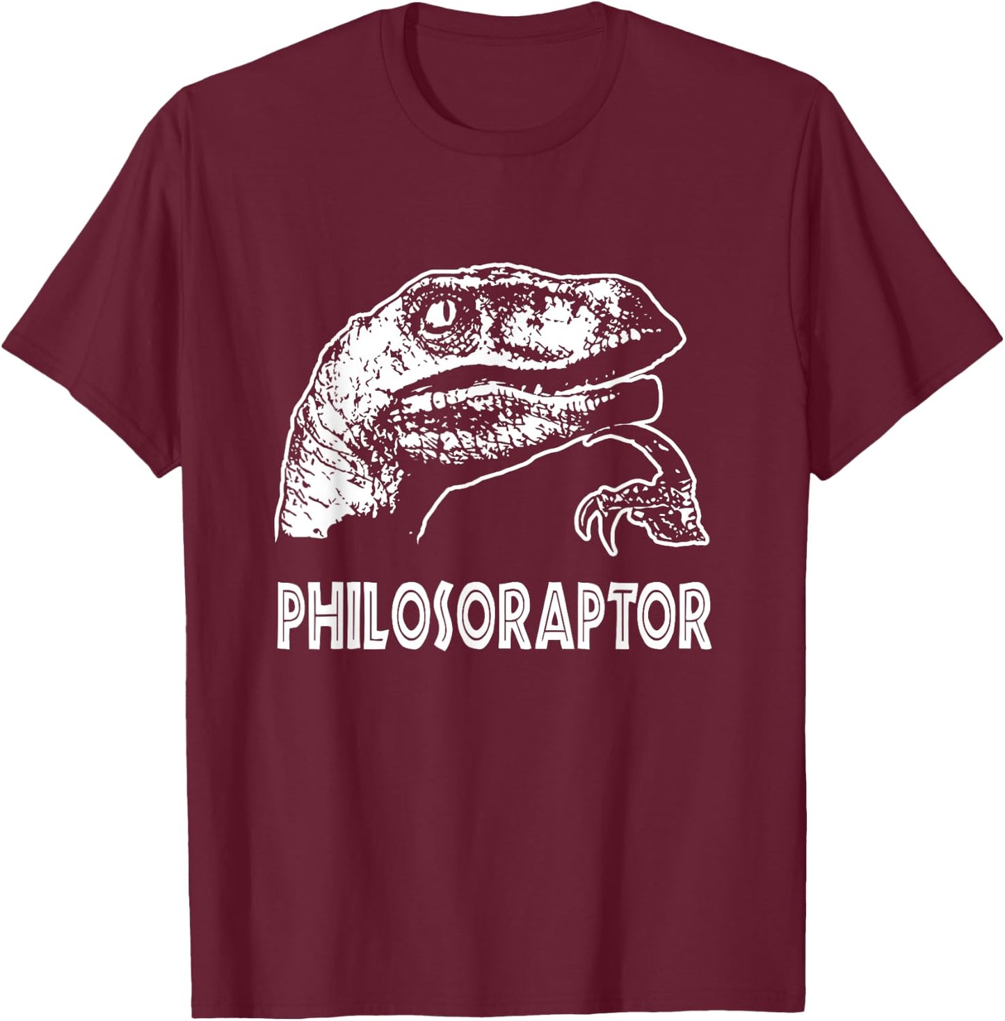Philosoraptor T-Shirt - T-Shirt | Maroon