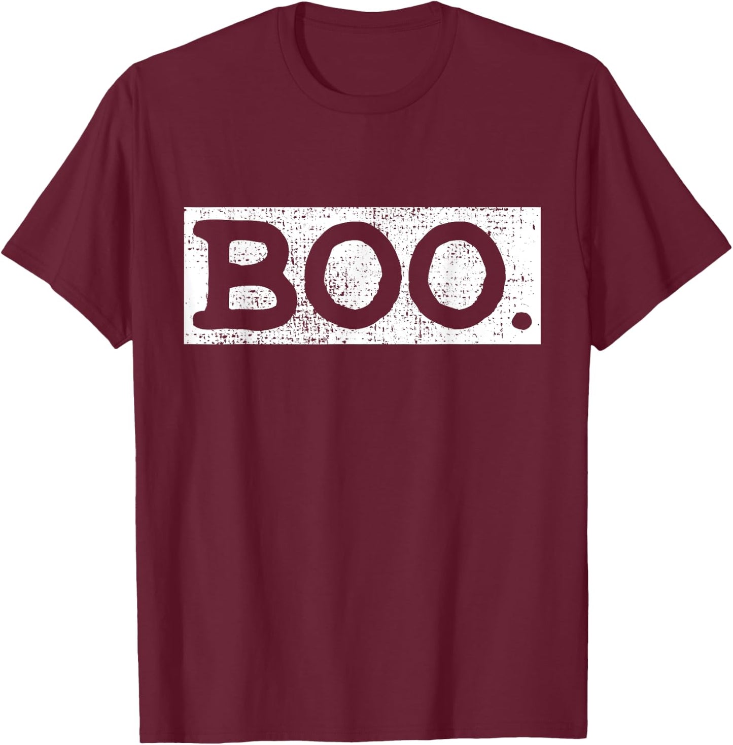 Halloween Vintage Boo Funny Gift T-Shirt - T-Shirt | Maroon