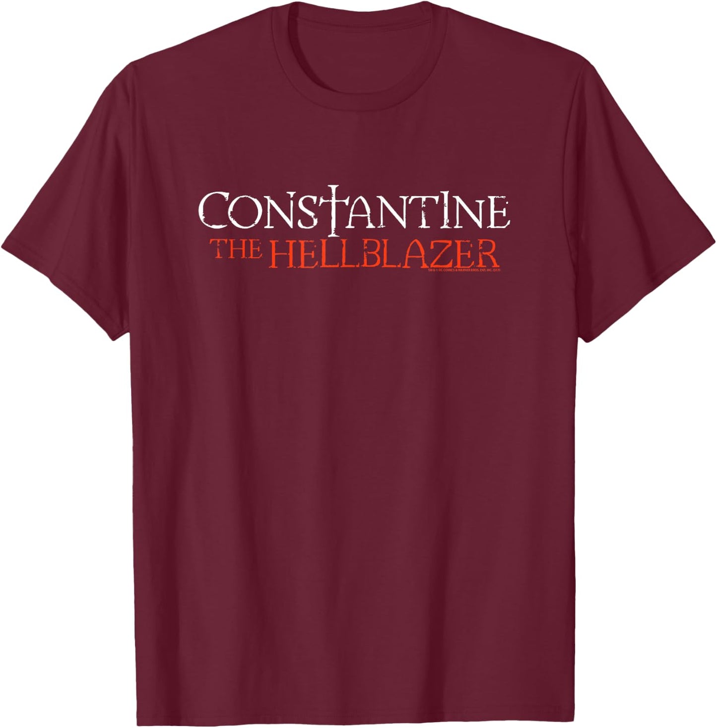 Constantine Hellblazer Logo T-Shirt - T-Shirt | Maroon