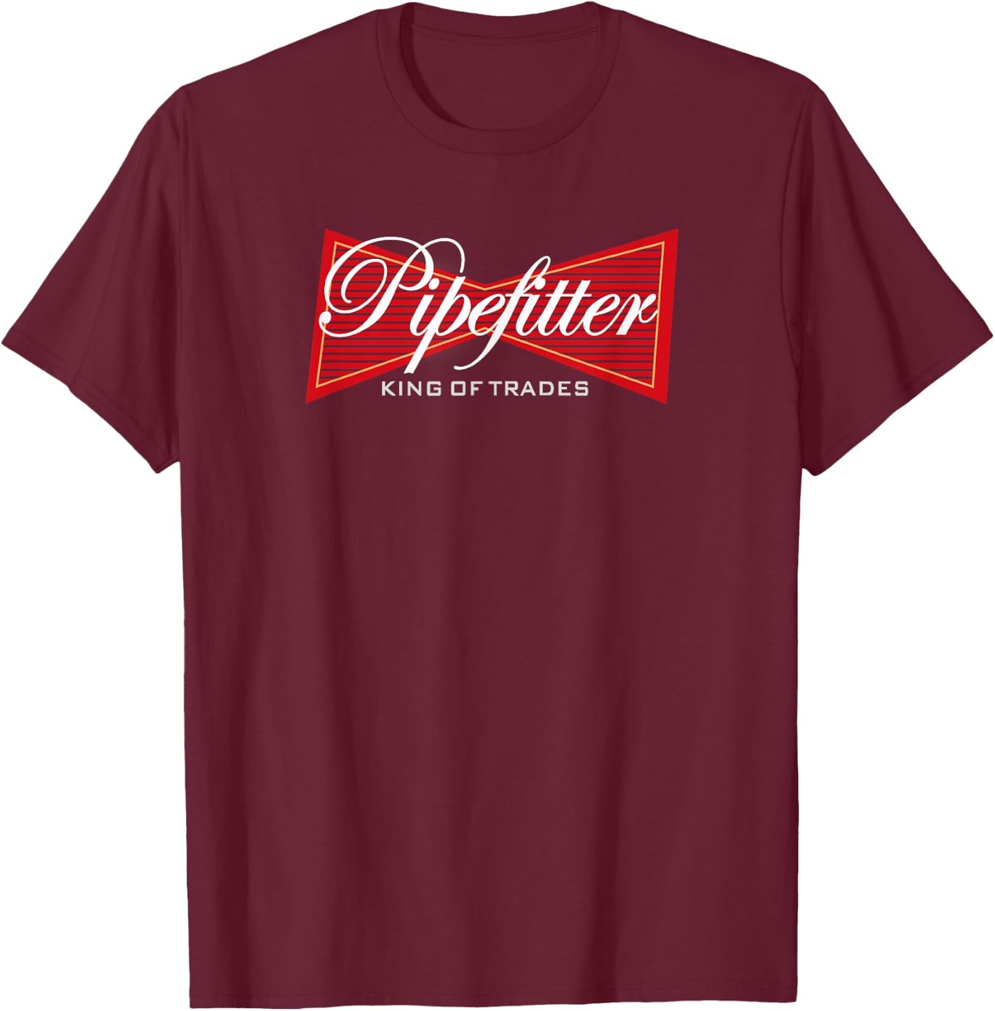 Steamfitter Pipefitter Gift Piping Fitter T-Shirt - T-Shirt | Maroon