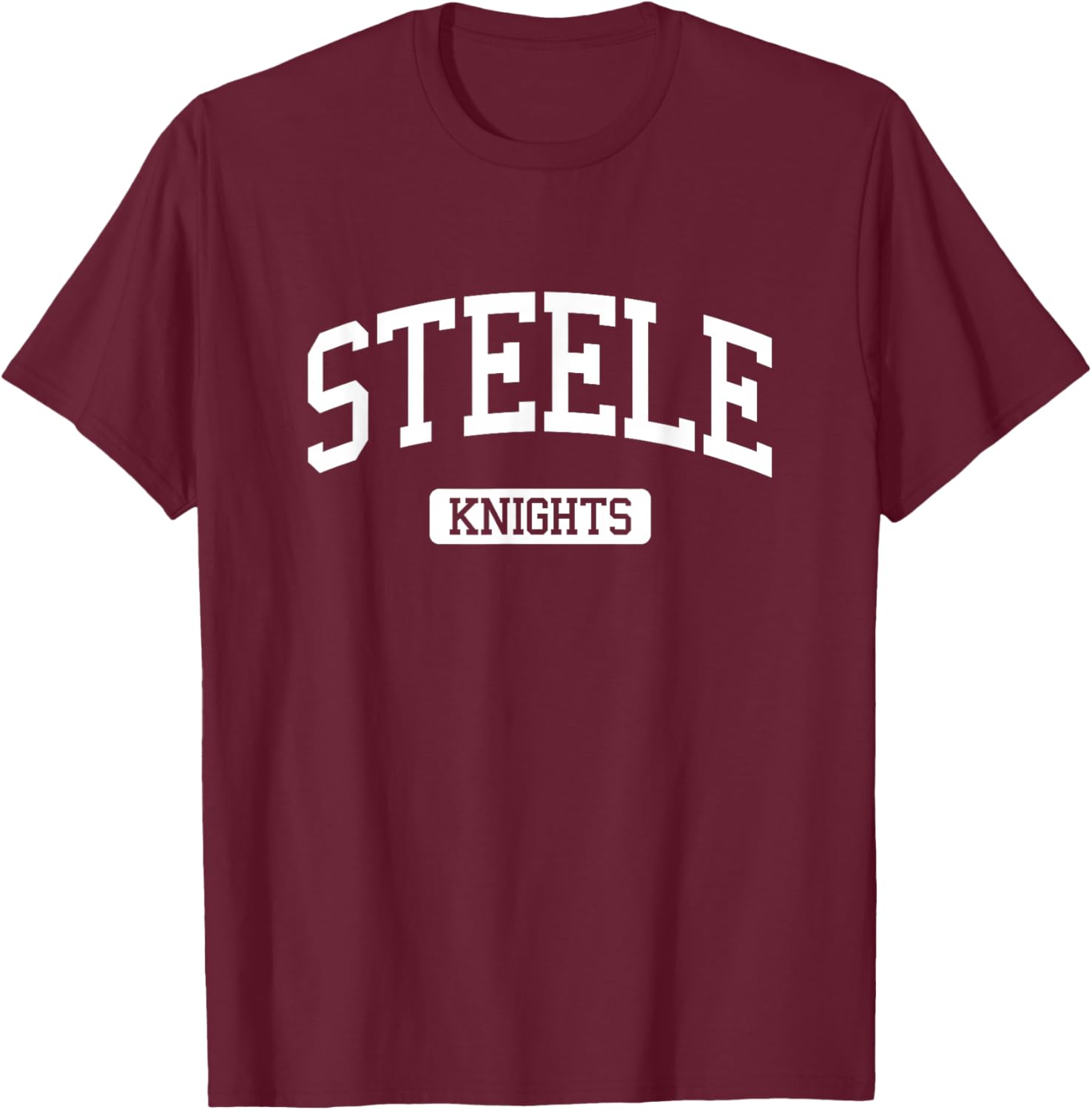Steele High School HS Schertz TX Varsity Sports T-Shirt - T-Shirt | Maroon