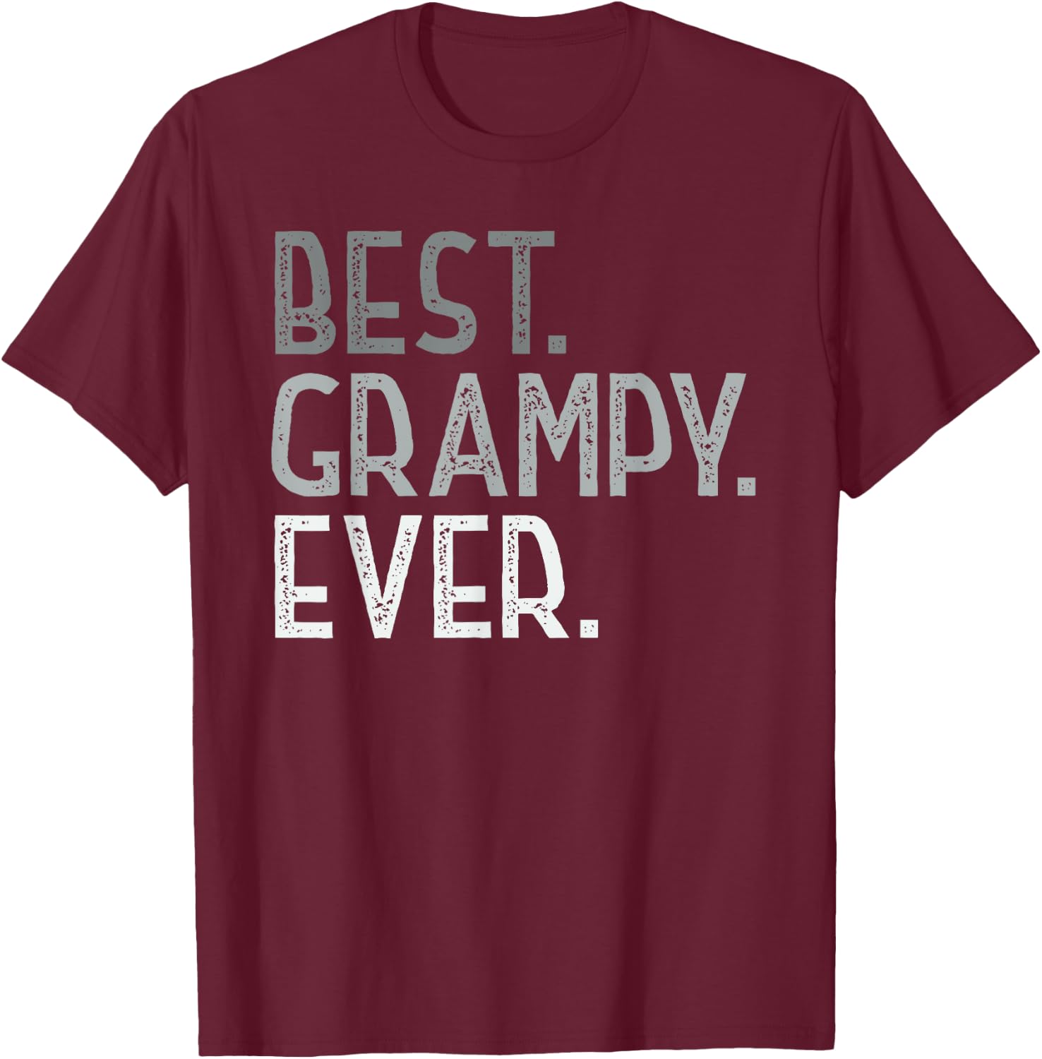 Best Grampy Ever Gifts from Grandchildren Cute Grampy T-Shirt - T-Shirt | Maroon