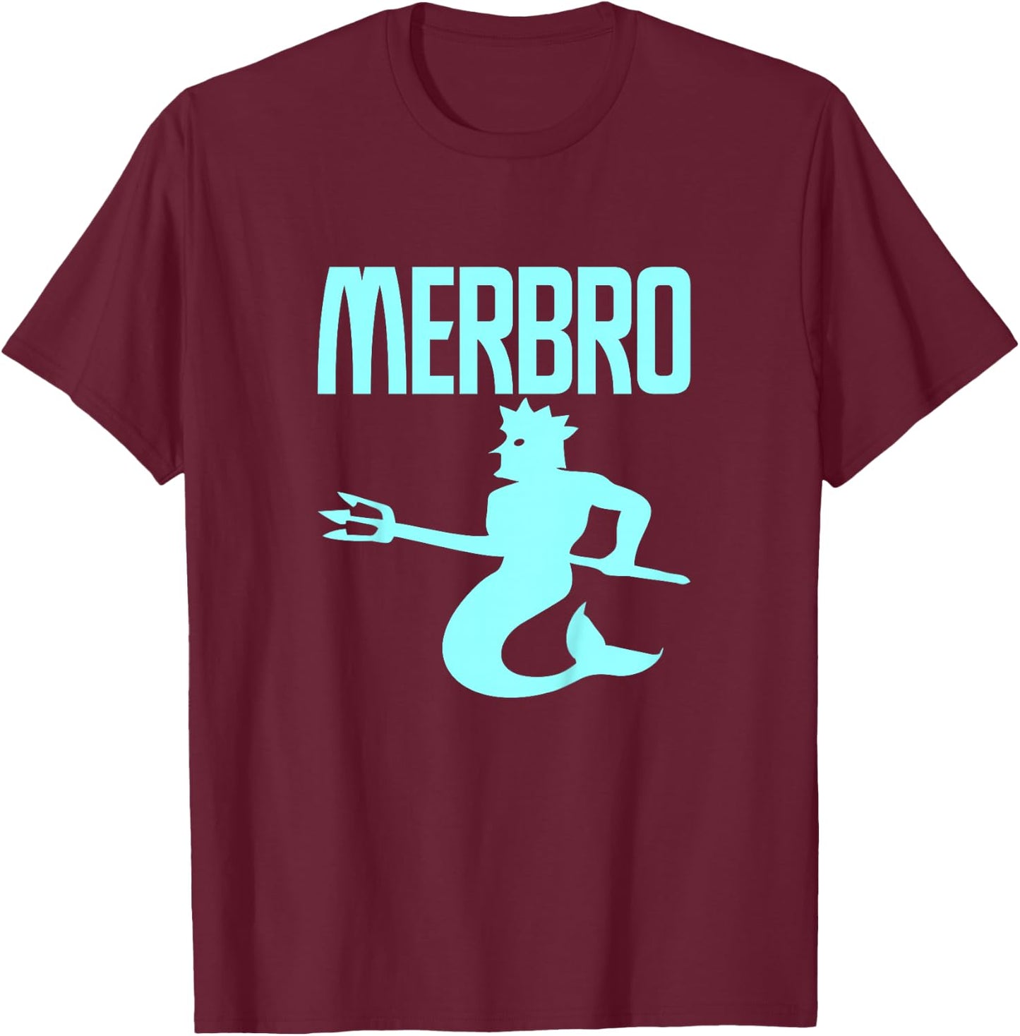 Majestic Merbro Swimming Merman Design For Boys T-Shirt - T-Shirt | Maroon
