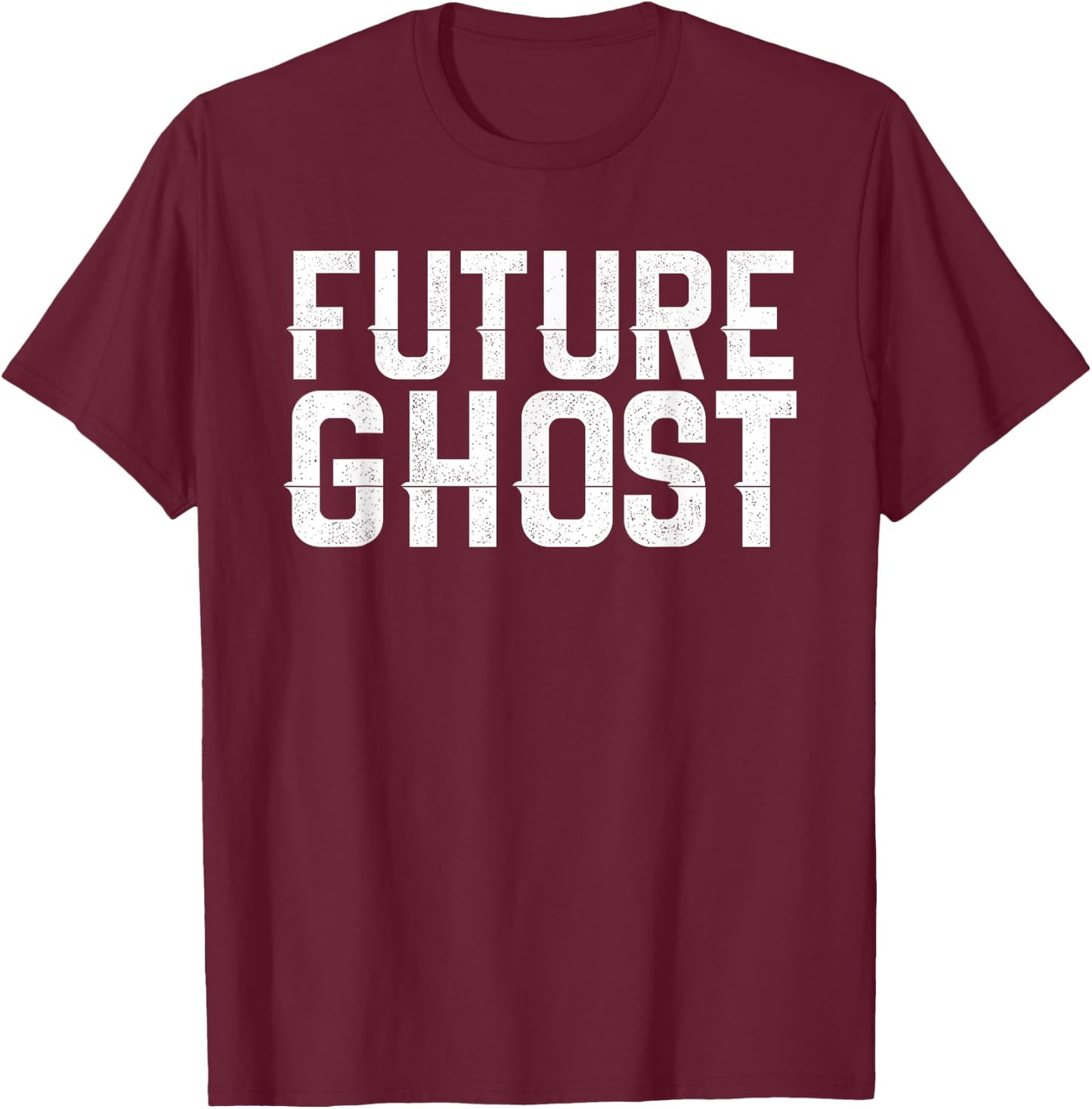 Future Ghost Shirt Quick Halloween Costume T-Shirt - T-Shirt | Maroon