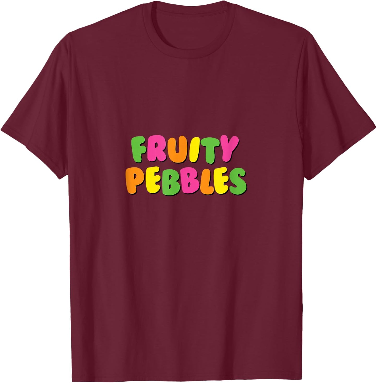 Fruity Pebbles T-Shirt - T-Shirt | Maroon