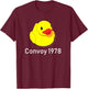 Convoy 1978 Country Music Lyrics Rubber Duck Redneck Shirt T-Shirt - T-Shirt | Maroon