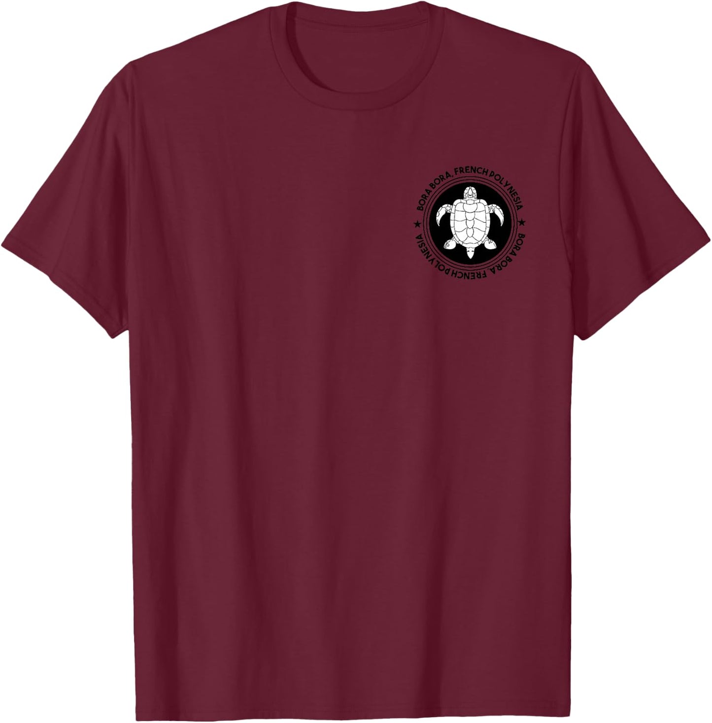 Diving at Bora Bora, French Polynesia T-Shirt - T-Shirt | Maroon