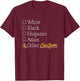 Garifuna Clothes Garifuna - -Adults, Black, Small, Short Sleeve, Cotton 60% Polyester 40%, Modern, , T Back, Letter Print, Music, Birthday, Casual, Walking T-Shirt - T-Shirt | Maroon