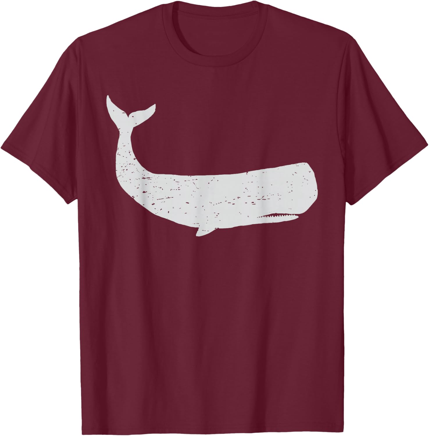 Sperm Whale Shirt T-Shirt - T-Shirt | Maroon