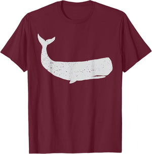 Sperm Whale Shirt T-Shirt - T-Shirt | Maroon