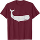 Sperm Whale Shirt T-Shirt - T-Shirt | Maroon