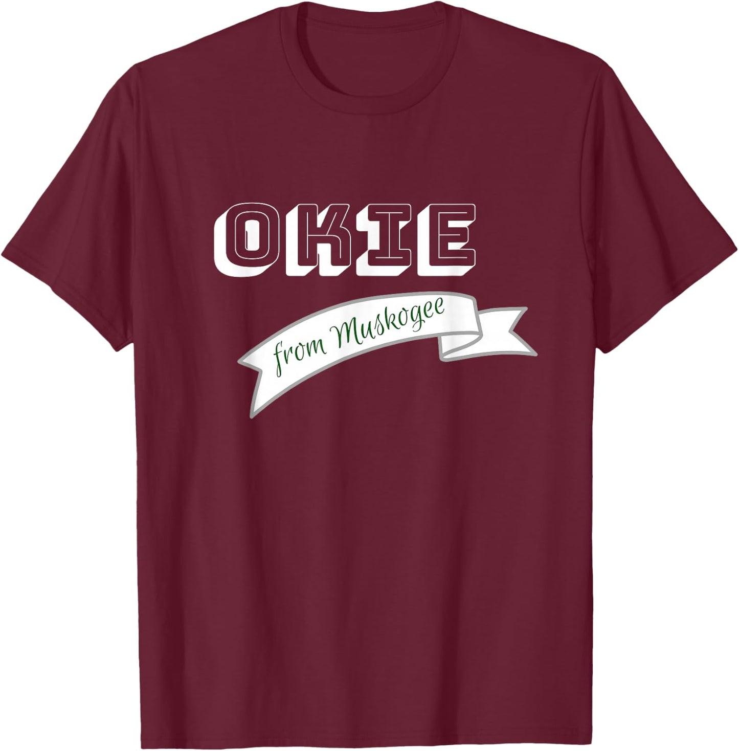Little Sprouts-Okie from Muskogee T-Shirt - T-Shirt | Maroon