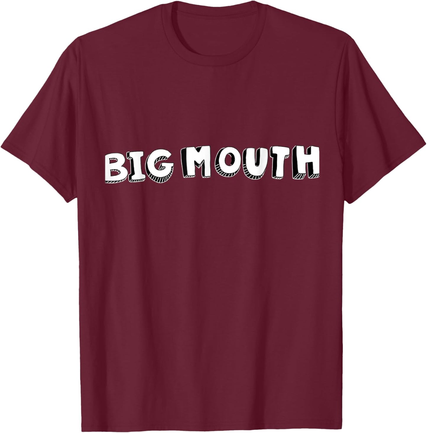 Big Mouth T Shirt T-Shirt - T-Shirt | Maroon