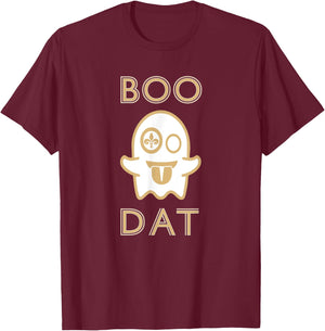 Boo Dat Fleur De Lis T-Shirt - T-Shirt | Maroon