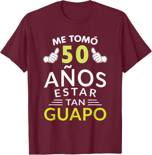 Hombre Playera Cumpleaños 50 1970 50 Anos De Estar Tan Guapo T-Shirt - T-Shirt | Maroon