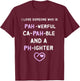 Love someone PAH-werful, Ca-PAH-ble and a PH-ighter T-Shirt - T-Shirt | Maroon
