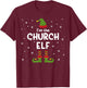 I'm The Church Elf Christian Pastor or Priest Christmas T-Shirt - T-Shirt | Maroon