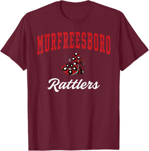 Murfreesboro High School Rattlers C3 T-Shirt - T-Shirt | Maroon
