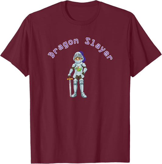 Kids Dragon Slayer T-Shirt - T-Shirt | Maroon