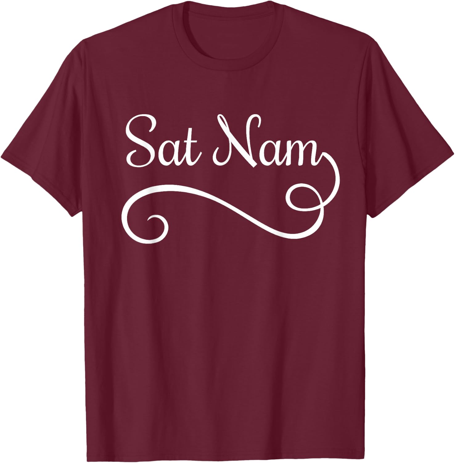 Sat Nam Kundalini Yoga Spiritual Chakra Meditation Gift T-Shirt - T-Shirt | Maroon